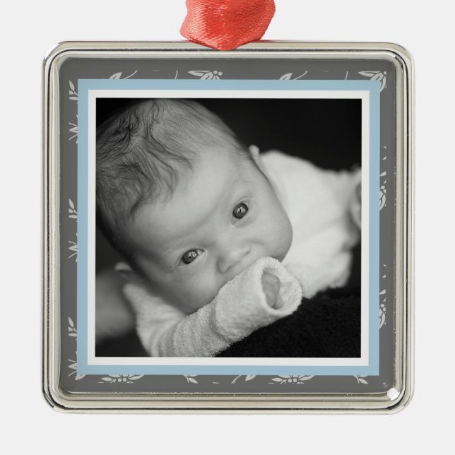 De Metal Toque do ornamento do azul da classe (Frente)