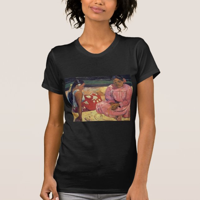 De "mulheres Tahitian no t-shirt de Gauguin da (Frente)