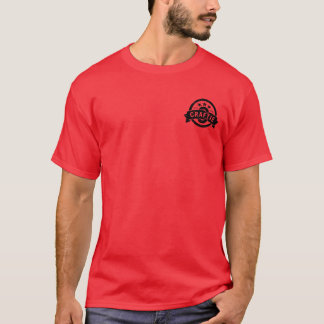 De "nações Craftie" no t-shirt vermelho