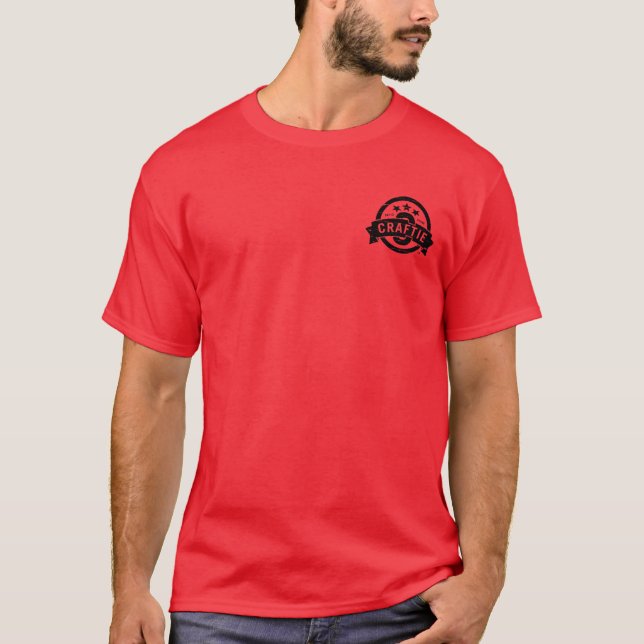 De "nações Craftie" no t-shirt vermelho (Frente)
