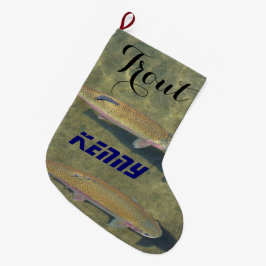 De Natal Grande Pesca conhecida personalizada meia do feriado da