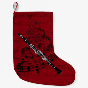 De Natal Pequena Meia da música do clarinete