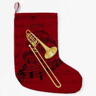 De Natal Pequena Meia da música do Trombone (baixo)