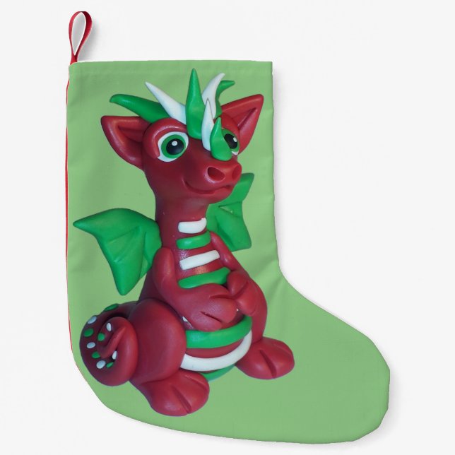 De Natal Pequena Meia do dragão (Frente)