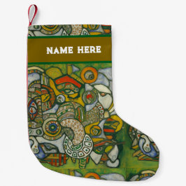 De Natal Pequena Meia personalizável
