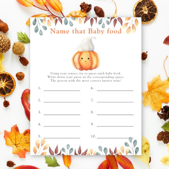 Dê nome a esse alimento para bebê Jogo de chá de b (Criador carregado)