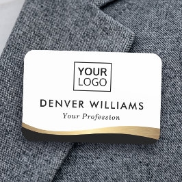 De Nome Elegante etiqueta com logotipo com borda preta e g