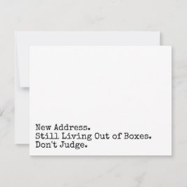 De Notas Ainda vivendo fora das caixas Não julgue o cartão 