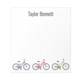 De Notas Bicicletas Coloridas Bicicleto Personalizado Bloco