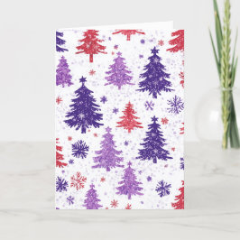 De Notas Cartão #3 HOLIDAY ÁRVORES