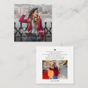 De Notas Cartão com fotos Graduação 2025 Multi-Foto Obrigad