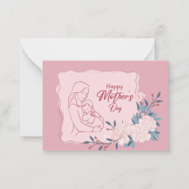 De Notas Cartão do Dia das Mães