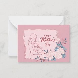 De Notas Cartão do Dia das Mães