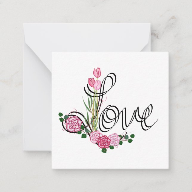 De Notas Cartão do Dia dos Namorados Amor (Frente)
