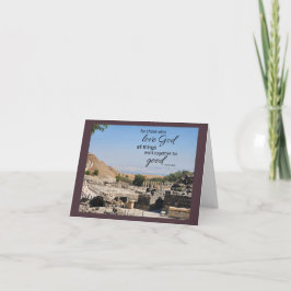 De Notas Cartão dobrado Romanos 8:28