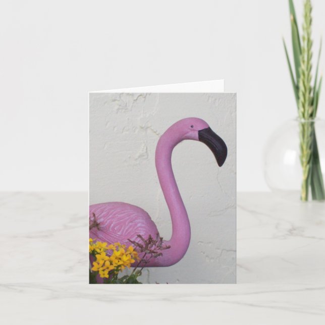 De Notas Cartão Flamingo Photo Foled Note (Frente)