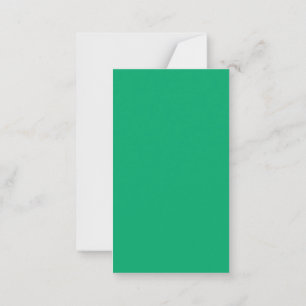 De Notas Cartão Personalizado Verde Esmeralda com Nota Chat