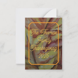 De Notas Cartão Sagrado Personalizado - "Abençoe-nos"