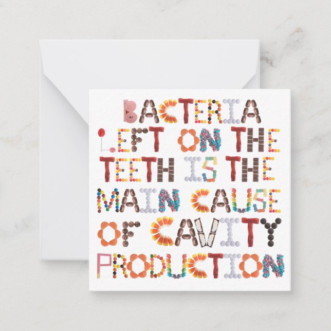 De Notas Halloween Torna As cavidades Um Cartão Engraçado (Frente)