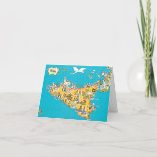 De Notas Imagens do Cartão Dourado e Azul da Sicília