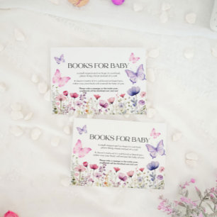 De Notas Livros para Bebê Cartão Borboleta Floral