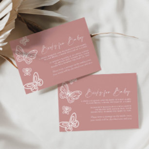 De Notas Livros Rosa para Cartão Bebê