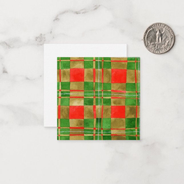 De Notas MAC GREGOR TARTAN 2,5x2,5 Cartão Plano (Frente/Verso In Situ)