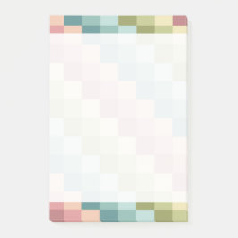 De Notas Padrão do bloco arco-íris colorido