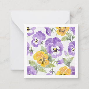 De Notas Placa Floral (estilo Cartão Postal)
