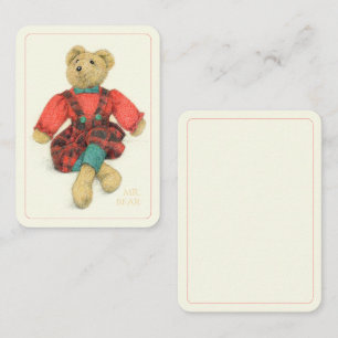 De Notas SR. URSO 3.5x2.5 Cartão Plano II