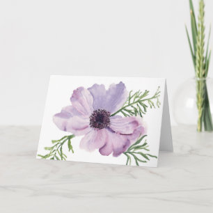 De Notas Vazio 5x7no cartão floral