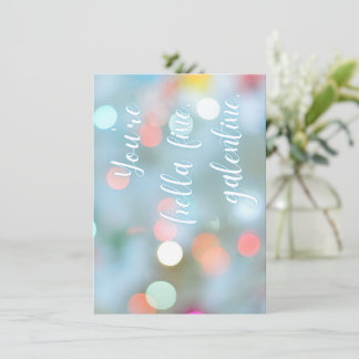 De Notas Você é Hella Fine, Galentine! Cartão