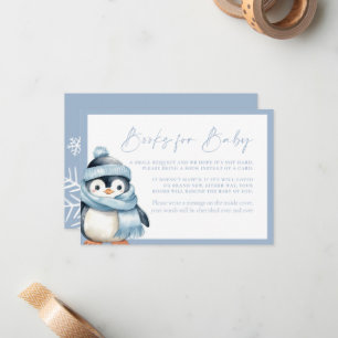 De Notas Winter Wonderland Blue Penguin Books para o Cartão