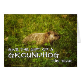 Dê o presente de um cartão de Groundhog este ano
