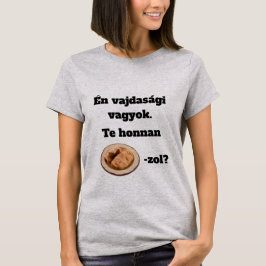 De onde você VEM? camiseta feminina de manga curta