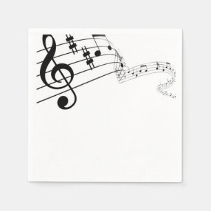 De Papel A música fala guardanapo