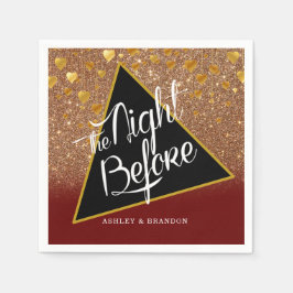 De Papel Elegante Guardanapo Brilhante Areia A Noite Antes