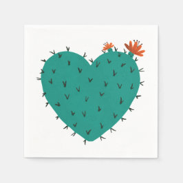 De Papel Guardanapo Coração Suculento