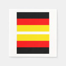 Guardanapo da Bandeira Alemã