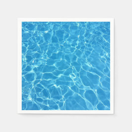 De Papel Guardanapo Descartável Água Azul