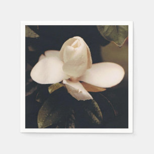 De Papel Guardanapo do cocktail com um design da flor da
