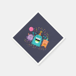 De Papel Guardanapo do partido do monstro do ANIVERSÁRIO d