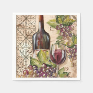 De Papel Guardanapo do vinho