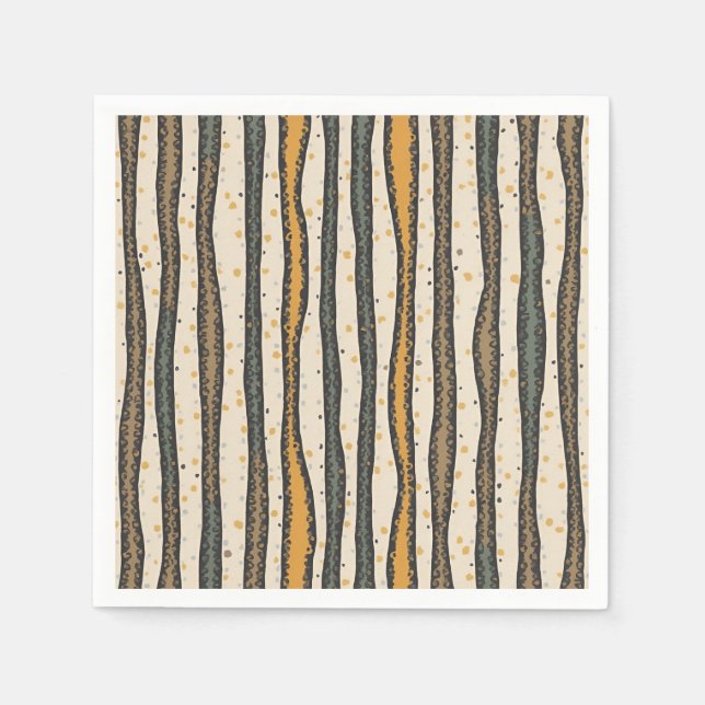 De Papel guardanapo listrado (Frente)