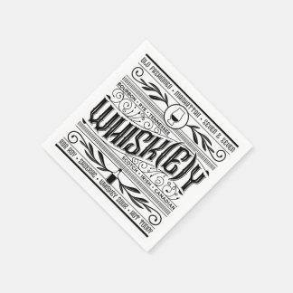 De Papel Guardanapo para Whiskey / Whisky
