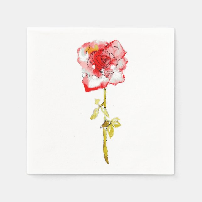 De Papel Guardanapo Rosa (Frente)