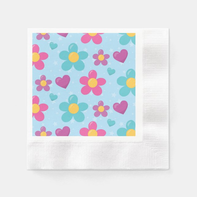 De Papel Guardanapo Star-Dusted Blooms (Frente)