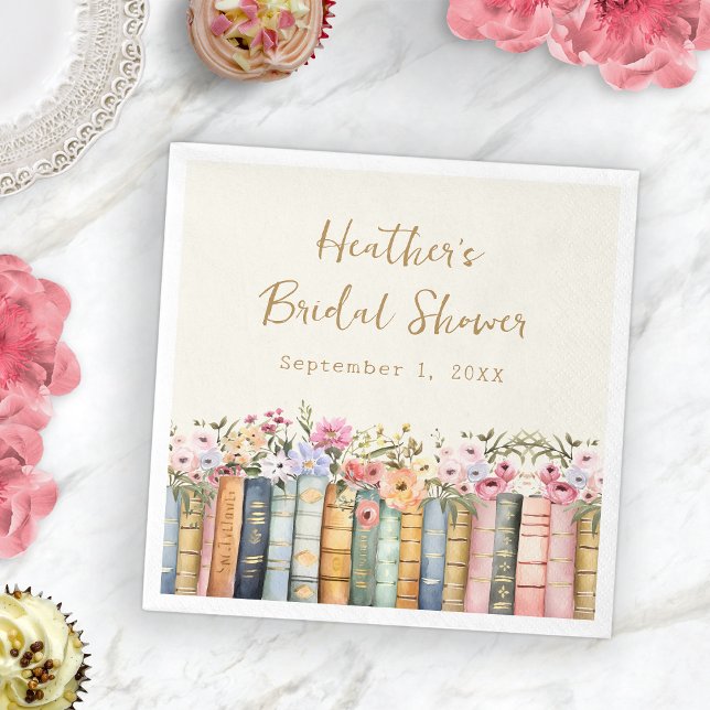 De Papel Guardanapo Tema Livro (Book Theme Napkin
)