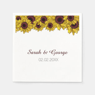 De Papel guardanapo wedding personalizados florais dos