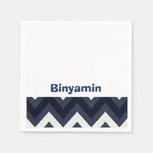 guardanapo zigzag marinho